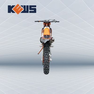 KEWS MT250cc Oranje Frame Waterkoeling 2 Takt Off Road Motorcycle Met EXCEL Rim