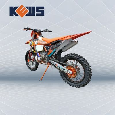 KEWS MT250cc Oranje Frame Waterkoeling 2 Takt Off Road Motorcycle Met EXCEL Rim